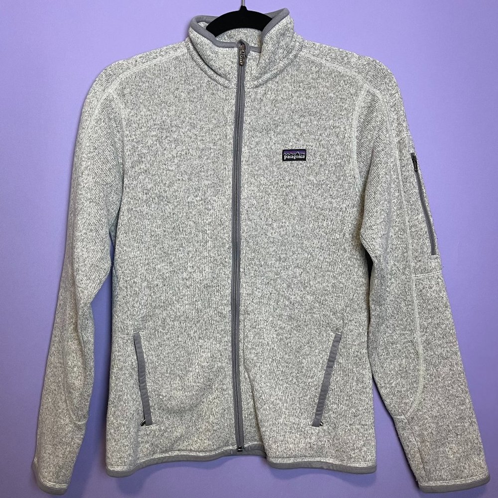Patagonia Gray Full Zip Better Sweater Sz Small
